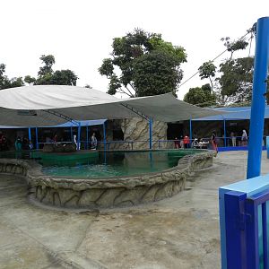 Tank sets and touching pool - Parque de Las Leyendas