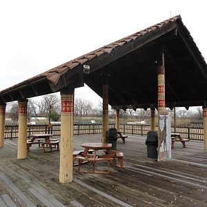 Giraffe Exhibit Viewing Shelter