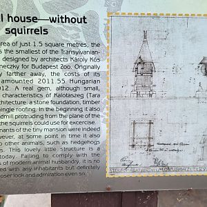 Squirrel House, Budapest Zoo, Hungary.