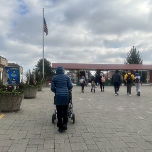 Approaching the Entry Gate