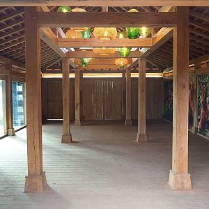 Sumatran orangutan viewing lodge, 2022-09-12