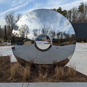 New art piece at Revolution Ridge plaza.