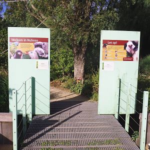 Entrance to the Nuboso monkey exhibit, 2022-08-28
