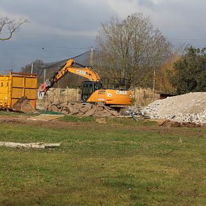 Demolition of former zebra house 27 Feb 2023