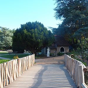 Bridge from Argentine Cerrado to multi-purpose house and Nocturnal bird house, 2022-08-28