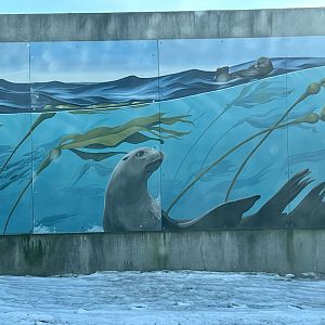 Exterior Mural.  Seward, Alaska is full of them.