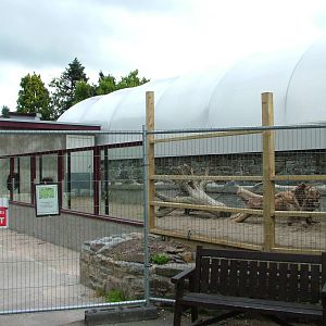 New Meerkat/Porucpine enclosure construction at the Welsh Mountain Zoo 27/0