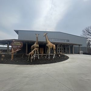 Giraffe and Friends - Barn Exterior