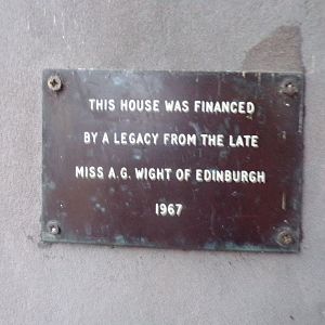 Plaque on penguin enclosure