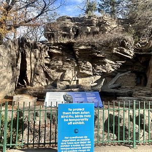 Former Bear Grotto now Cinereous Vulture Exhibit (no show)