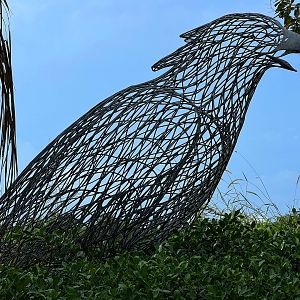 Harpy Eagle Wire Statue