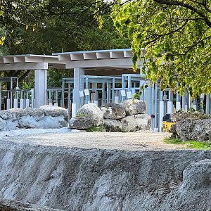 Indian Rhino Exhibit Under Construction