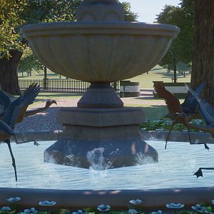 Planet Zoo - Flamingo Fountain