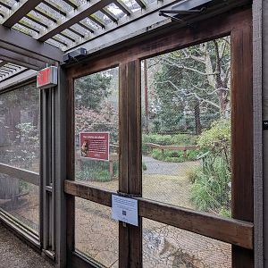 Aviary entrance