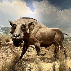 Terrifying Beast on the Tomb of an Inland Sea