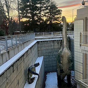 To the parking garage