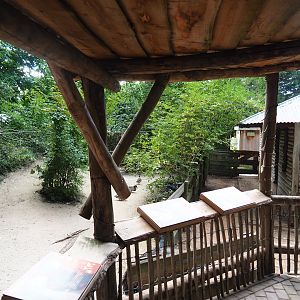 Australian exhibit - Barn and part of viewing area, 2022-08-28