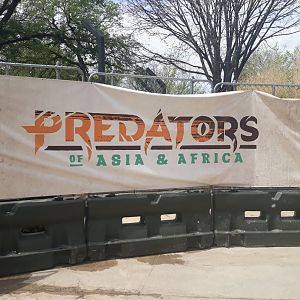 Sign for upcoming exhibit