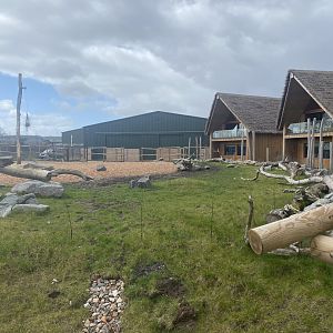 Giraffe Enclosure and Lodges