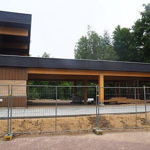 New entrance and gift shop building (Since finished and taken into use), 2022-08-20