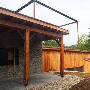 Future migratory bird educational showcase, Future European souslik viewing area and Part of future souslik exhibit, 2022-08-20