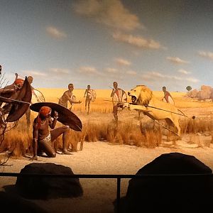 Milwaukee Public Museum - Africa - Masai Lion Hunt Diorama