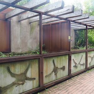 Former European hamster exhibits - To be converted to exhibits for smooth snakes, 2022-08-20