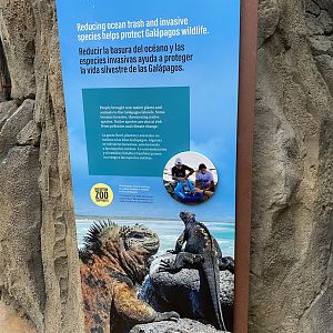 Galápagos Islands- Conservation Sign