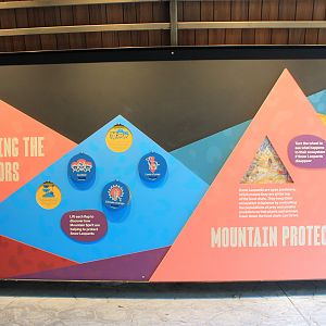 Snow Leopard interpretation signage