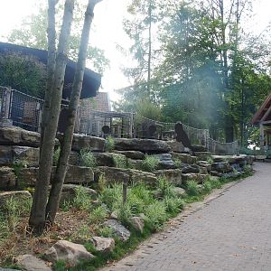 Walkway to Pampa Lodge and toilet building, 2022-08-20