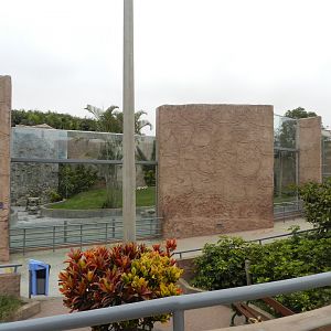 Looking point to the tiger exhibit - Parque de Las Leyendas