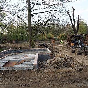 New Somali wild ass - Dorcas gazelle - Ostrich paddock construction site, 2022-04-18