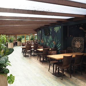 Sunroom of the Congo restaurant, 2022-06-12