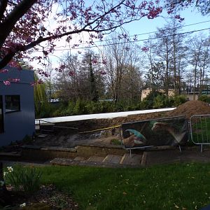 Construction next to the Gannet   22.4.23