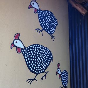 Guineafowl artwork, 2022-06-12