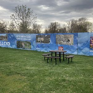 Lion Exhibit Construction - May 2023