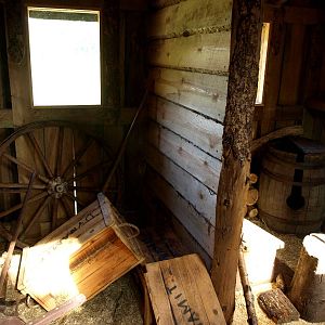 Ree Park - Opossum exhibit