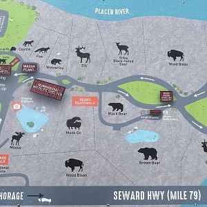 New Map showing upcoming Wolverine exhibit