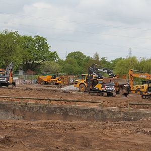 Construction of Heart of Africa Chester Zoo 6th May 2023
