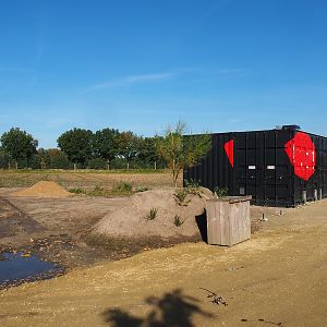 Expansion area for the zoo and shipping container structure, 2022-10-09
