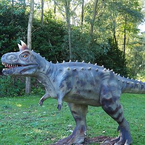 Dinosaur Weeks - Albertosaurus sculpture, 2022-10-09