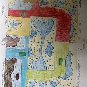 “Penguins, Puffins, & Plovers Galore” Exhibit Map