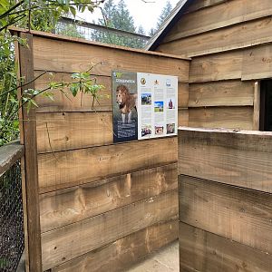 New lion house signage CWP