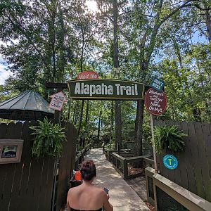 Alapaha Trail - entrance