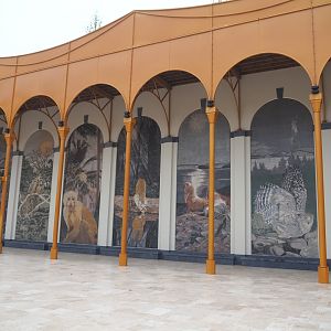 New entrance - Large animal mosaics, 2023-05-15