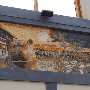 New entrance gallery - Mosaic of The Land of Origins, 2023-05-15