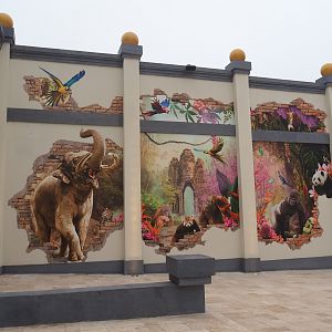 New entrance - Murals, 2023-05-15