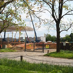 Construction of massive tropical hall The Sanctuary, 2023-05-16