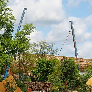 Construction of massive tropical hall The Sanctuary, 2023-05-16