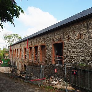 Renovation of former gift shop and staff areas to farm-themed resort facilities, 2023-05-16